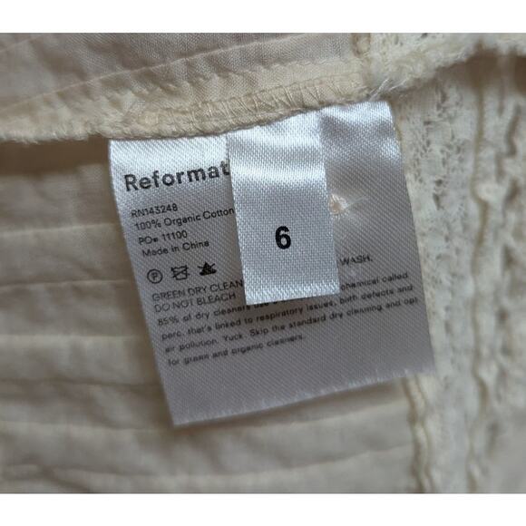 Reformation White Lace Mini Dress - Picture 8 of 8